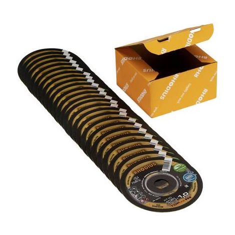 Disco de corte Rhodius 211294 125 mm 25 piezas acero inoxidable