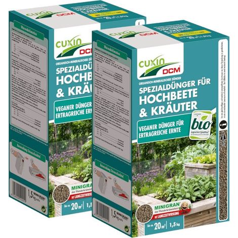 Cuxin engrais pour plate-bande surélevée et engrais pour herbes 3 kg engrais pour légumes, engrais organique