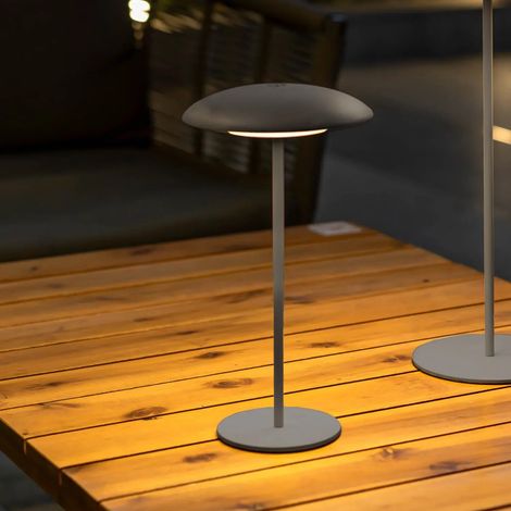 New Garden Be Happy Lámpara de mesa exterior de metal recargable Sardinia 30 (1/5)