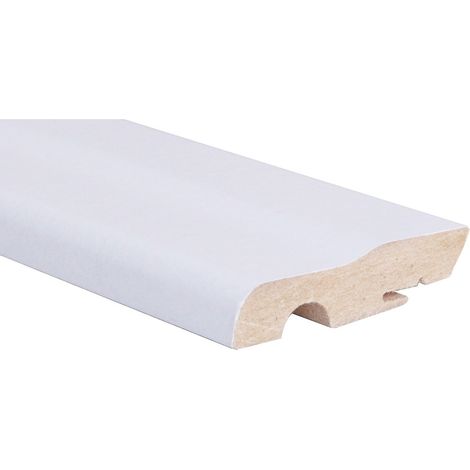 BATTISCOPA MDF BIANCO CM.7X1,8X240