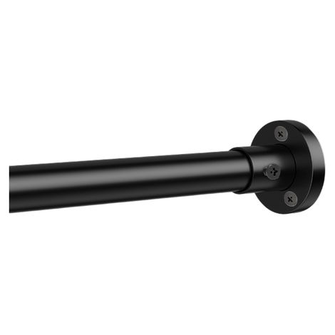 Tringle à linge perforée, tringle télescopique, tringle à rideau, tringle à rideau de douche, tringle à vêtements, extensible jusqu'à 80 cm (1/5)