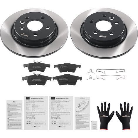 Bremsscheiben Bremsbeläge Hinten For Volvo V50 MW S40 II C30 C70 II Ford Focus (1/5)