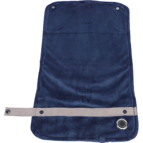 Couverture chauffante USB avec réglage de température multifonction jeté chauffant électrique chaud douillet pour genoux bleu marine maison bureau (1/5)