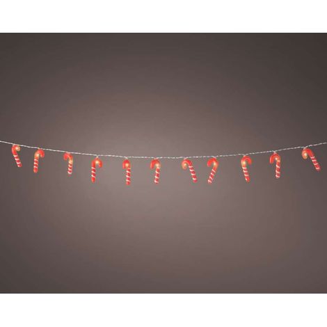 Lumineo Filo Luci Natalizie LED Candy - Bianco Caldo - 190 cm (1/5)