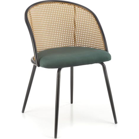 Silla Houston 1646, Verde, 78x54x57cm, Tapiz, Metálico (1/5)