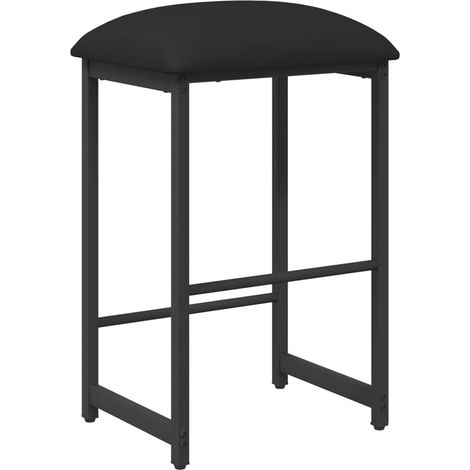 Taburete de bar Negro 40 x 32 x 74 cm Madera de ingeniería vidaXL (1/4)