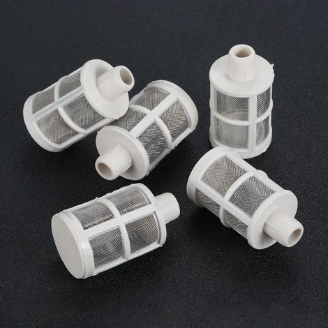 (12 mm de diamètre) 5 filtres à mailles miniatures 8 mm/12 mm pour micro-irrigation, protection et purification de l'eau, tuyau d'arrosage, nettoyeur haute pression, pompe de lavage auto, brasseries. (1/5)