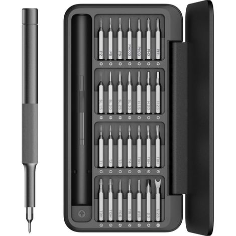 Kit de tournevis de précision pour mécanicien - 24 embouts acier S2