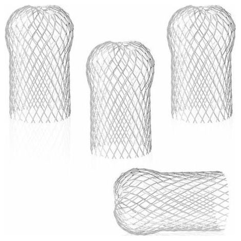 Set mit 4 Aluminium-Dachrinnenfiltern – Flexibler und langlebiger Dachrinnenschutz für Dachrinnen und Fallrohre gegen Laub (1/5)