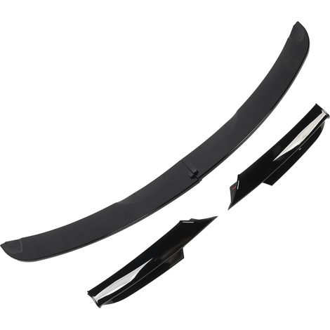 Kit de carrosserie 4 pièces pour pare-chocs avant haute dureté, compatible BMW Série 3 E90 E91 M-Sport (2005-2008), noir brillant (1/5)