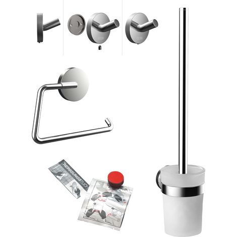 Juego de WC redondo emco con soporte de papel, juego de