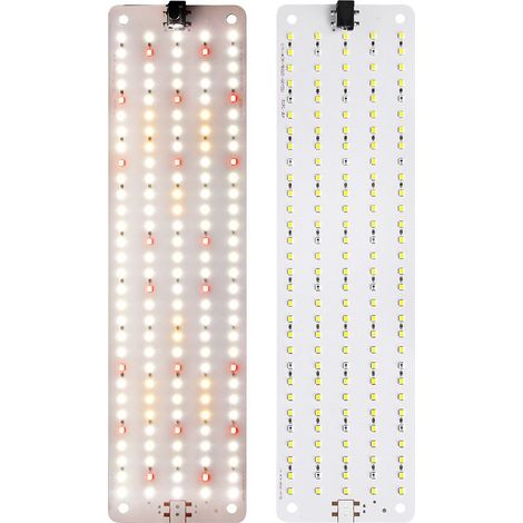 Supplément de panneau lumineux de croissance de plantes LED à spectre complet pour panneau de lampe de semis de plantes d'intérieur avec minuterie intelligente 3/6/12H 6 niveaux à intensité variable, (1/5)