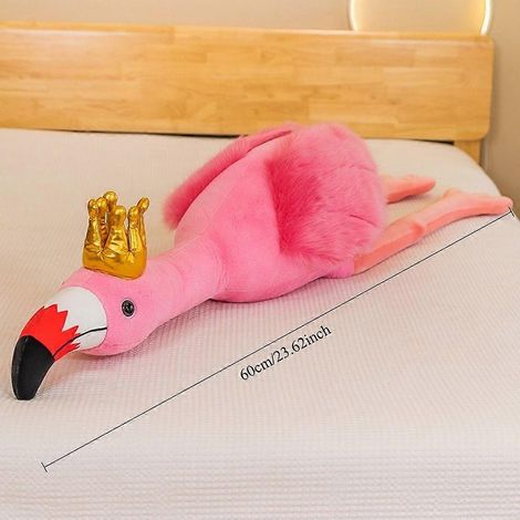 Flamingo Plüsch-Hundespielzeug, kaubeständiger, strapazierfähiger Stoffgefährte mit weichem, kuscheligem Design gegen Trennungsangst, geeignet für alle Rassen und Welpen (1/5)