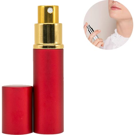 Atomiseur Parfum Rechargeable - 10 ml - Bouteille Vide avec Pulvérisateur pour Voyage et Usage Quotidien - 1 Pièce (1/5)