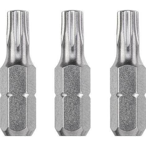 KWB 3 EMBOUTS 25 MM TORX 10 INDUSTRIAL STEEL 121210 (TQ 60 ACIER, ENTRAÎNEMENT ISO 1173, C 6.3), 0 W 0 V (1/3)