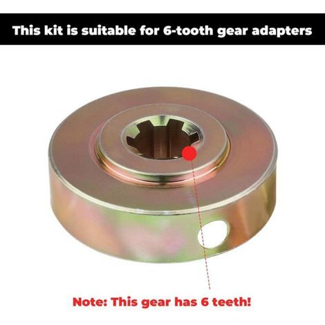 Kit écrou tête débroussailleuse - 5 pièces M10LH, clé type L, capot et lame inclus - accessoire fileté métal pour tondeuse (1/4)