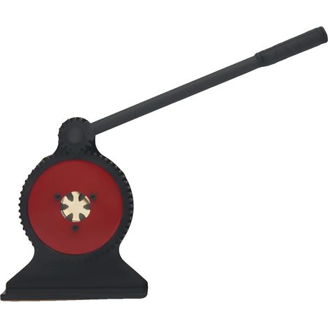 Máquina manual de prensado de tubos, material metálico, dimensiones 40 cm x 21,5 cm x 10 cm, funcionamiento hidráulico, compatibilidad con 6 mordazas, certificación CE. (1/5)