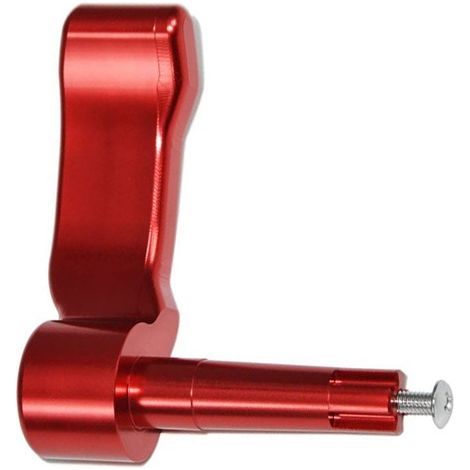 Une manette d'accélérateur rouge en métal pour Polaris Athlete 1000 2015-2018 (1/4)