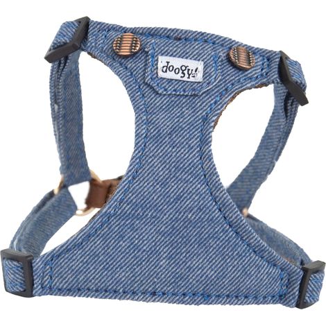 Harnais chien Vintage Bleu Taille : T3