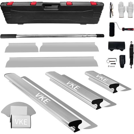 Flächenspachtel Set 23 Koffer Teleskopstange 300 800 mm 23PCS (1/5)