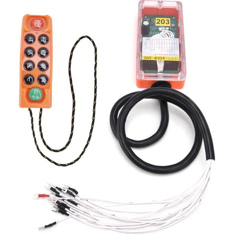Télécommande sans fil pour grue industrielle, palan électrique, interrupteur radio H23C++ (26V635V (tension totale)) (1/5)