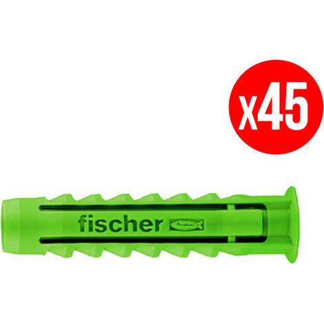 Caja de 45 tacos de expansión FISCHER SX - verde