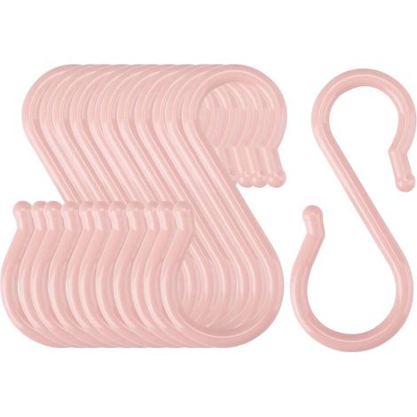 S-förmigen Haken Kunststoff Küche Bad Closet Hanger Töpfe Pfannen Tassen Utensilien (1/5)