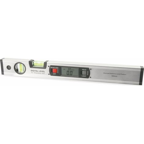 DAYTOOLS Niveau à bulle numérique DWW-400, 400 mm, Alu