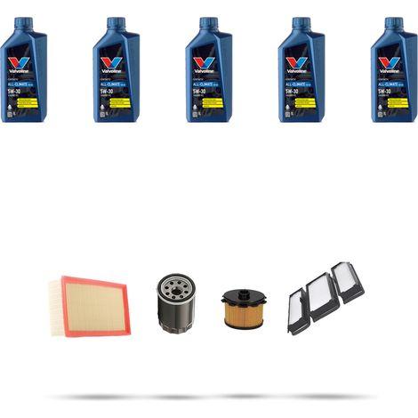 Kit tagliando 4 FILTRI e 5L OLIO compatibile con Citroen Dispatch I 1.9d 51kw dal 1998 (1/5)