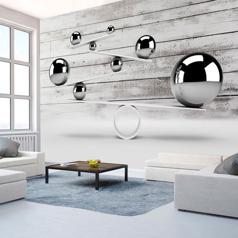Papier peint équilibre - 400 x 280 cm (1/4)