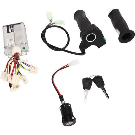 Contrôleur 48V 1000W pour Vélo/Scooter Électrique avec Poignée d'Accélérateur et Système de Verrouillage (1/5)