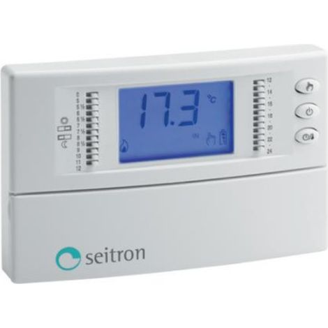 CRONOTERMOSTATO DIGITALE GIORNALIERO MODELLO FREETIME PLUS 24 H   SEITRON