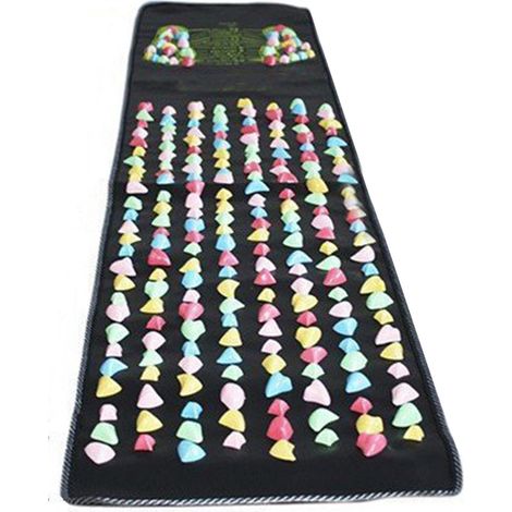 Tapis de massage pour les pieds Walk Stone, coussin de soin des jambes, tapis de santé pour la maison, antidérapant (1/5)