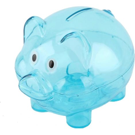 Tirelire bleue mignonne et créative pour un cadeau d'anniversaire Max (1/2)