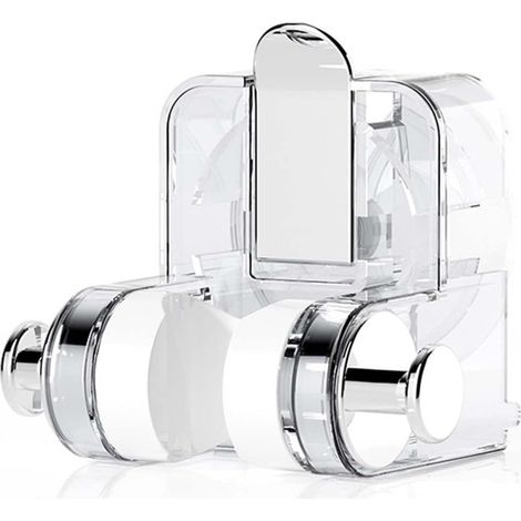 Support de pommeau de douche, accessoires de douche, support mural de douche, support de pommeau de douche à ventouse pour douchette (blanc) (1/5)