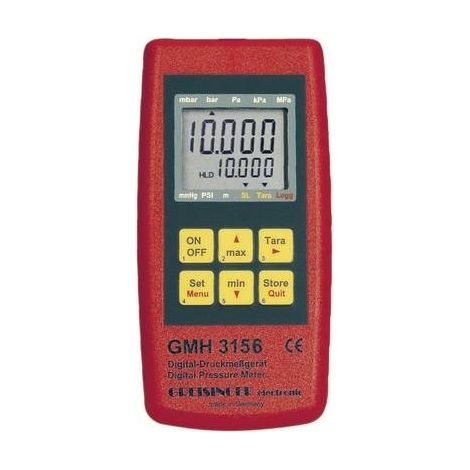 Manometro Greisinger GMH 3156 Pressione dell'aria, Liquidi 2.5 - 400 bar con funzione datalogger (1/2)