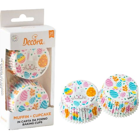 Moules à muffins en forme d'œuf de Pâques 50 x 32 mm, lot de 36 (1/2)