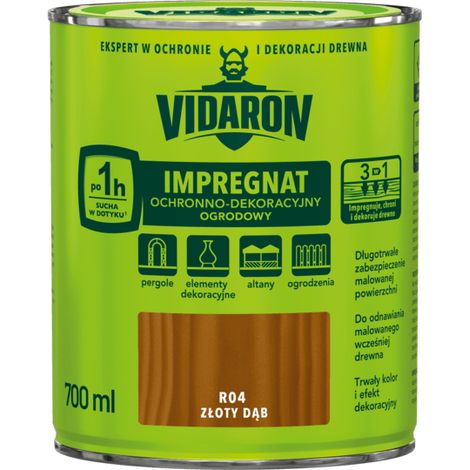 Vidaron Garden Impregnation Golden Oak R04 0.7L (1/2)