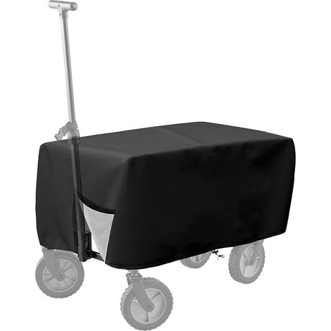 Ede Revêtement argenté 210D1375661 Housse de pluie pour vélo pliant d'extérieur, housse anti-pluie en tissu Oxford pour chariot de camping ou de pique-nique (1/5)