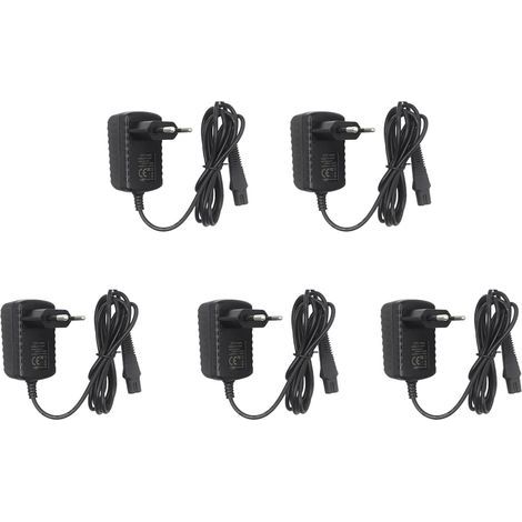 5X Chargeur de Rasoir pour Électrique 12V Du Cordon D'Alimentation pour la Série Z20 Z30 Z4 de Beard pour les ModèLes 380 4775 190 360 1775 5416-Prise Européenne (1/5)
