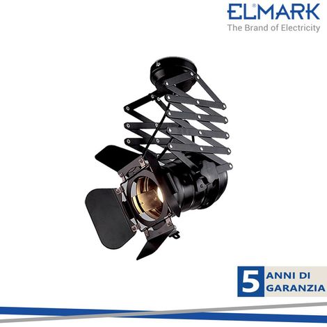 CINEMA CHANDELIER 1XE27 BLACK