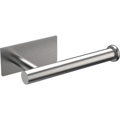 Toilet Paper Holder, Wall Mounted Toilet Paper Holder, 304 Stainless Steel Toilet Paper Roll Holder, No Drilling Toilet Paper Holder, 3M Self-Adhesive, Gray, One Size (1/5)