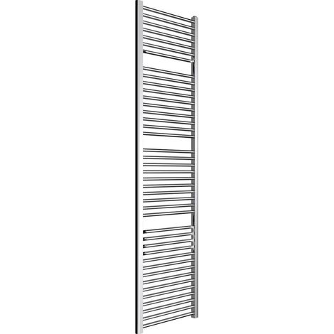 Radiador toallero hidráulico 180 x 50 cm, color cromo Tekno Ercos ASTCRF930005001800  L500 H1800 Z450