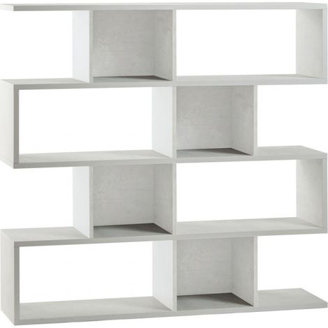Estantería Modular 150L x 38P x h144 – Acabado Blanco Mate – Sarmog