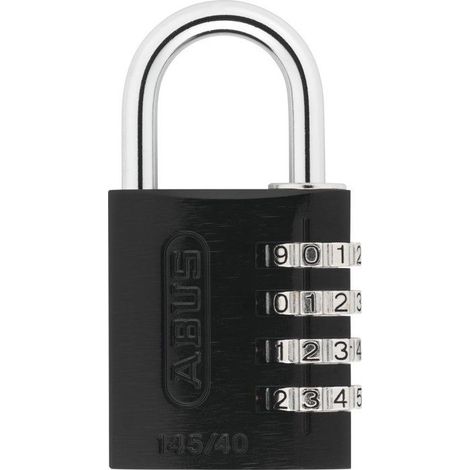 Catene a combinazione - ABUS - 145/40 - 4 cifre - Alluminio nero - Protezione rinforzata (1/5)