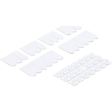 Assortiment d'Agrafes Décoratives Transparentes - 20 pcs - Pratiques et Esthétiques, - D-Work (1/3)