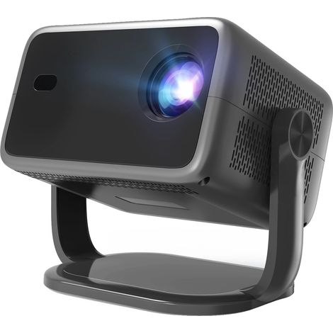 Projecteur, Résolution 1080P, Correction Automatique de la Keystone, Noir, Prise EU (1/2)