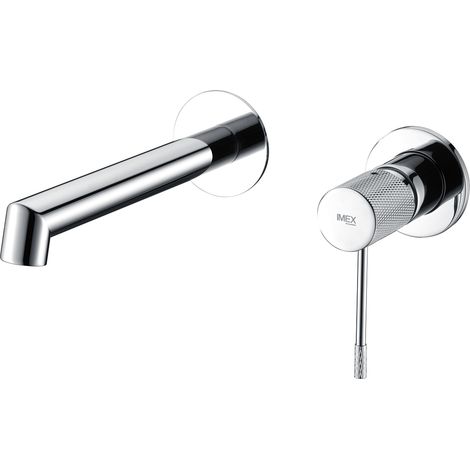 Imex - Grifo Monomando Lavabo Empotrado Cromado Serie Line