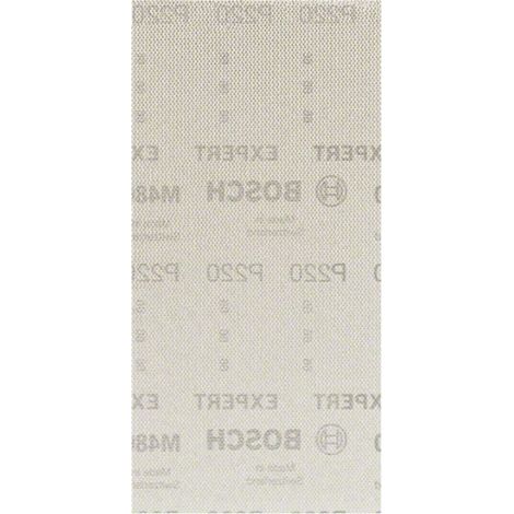 Bosch Professional 50 x Mallas de lija Expert M480, para Madera dura, Pintura sobre madera, 115 x 230 mm, Grano 220, Accesorios Lijadora orbital (1/5)
