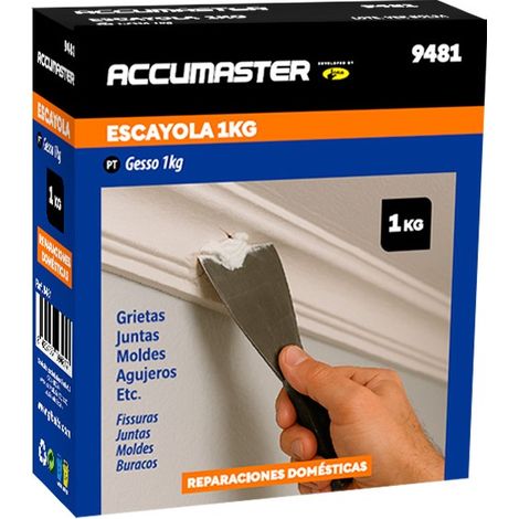 Enduit 1kg, facile à appliquer, ponçable en 1 heure, idéal pour réparer et décorer - MARQUE